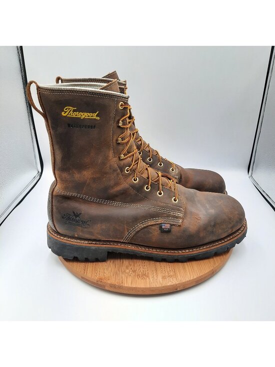 Thorogood American Legacy Series Mens Size 14 Boots Crazyhorse Leather 400G  8”